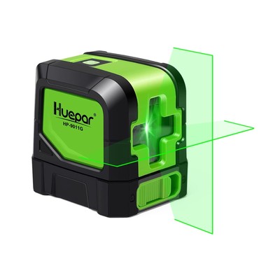 Huepar Cross Line Laser - DIY Self-Leveling Green Beam Horizontal and Vertica...