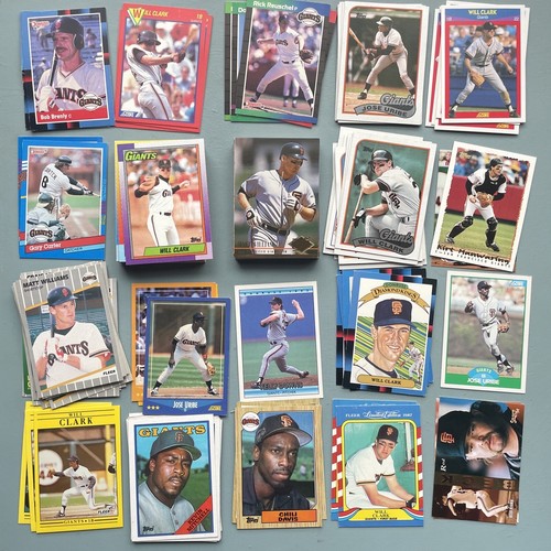 140+ San Francisco Giants Vintage Baseball Cards / LOT / MLB