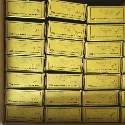 1956 1957 1958 1959 NEW YORK TIMES Microfilm Newspaper Reels  (You Choose Month)