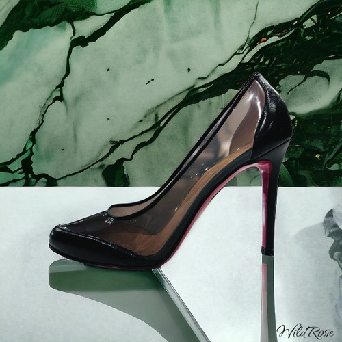 上*来様 ☆値下げ☆Christian Louboutin☆ 10cm 37 ピ Miss Z - 60 mm Pumps - Patent calf leather - Black - Women