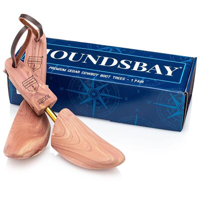 HOUNDSBAY Cowboy Boot Trees for Men and Women Cedar Boot Trees for Men Cowboy...