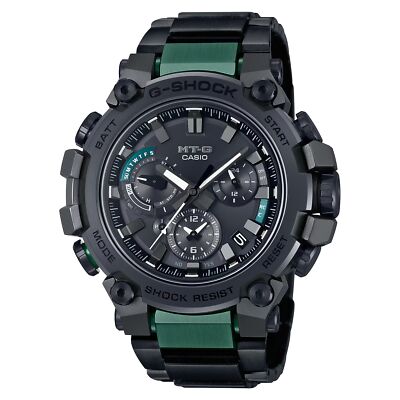 Pre-owned Casio Black Mens Chronograph Watch G-shock Mt-g Mtg-b3000bd-1a2er