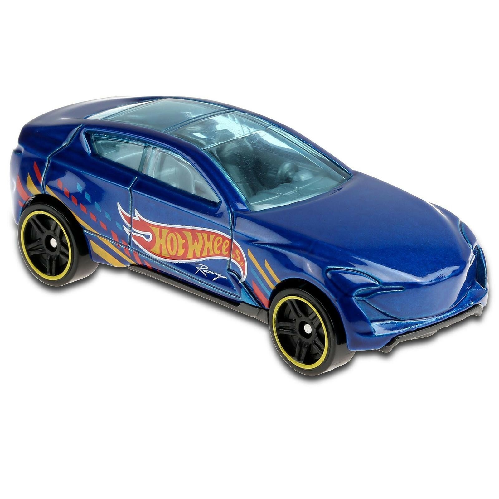 Hot Wheels Blue Grand Cross Kids Diecast Model Toy Car HW Race