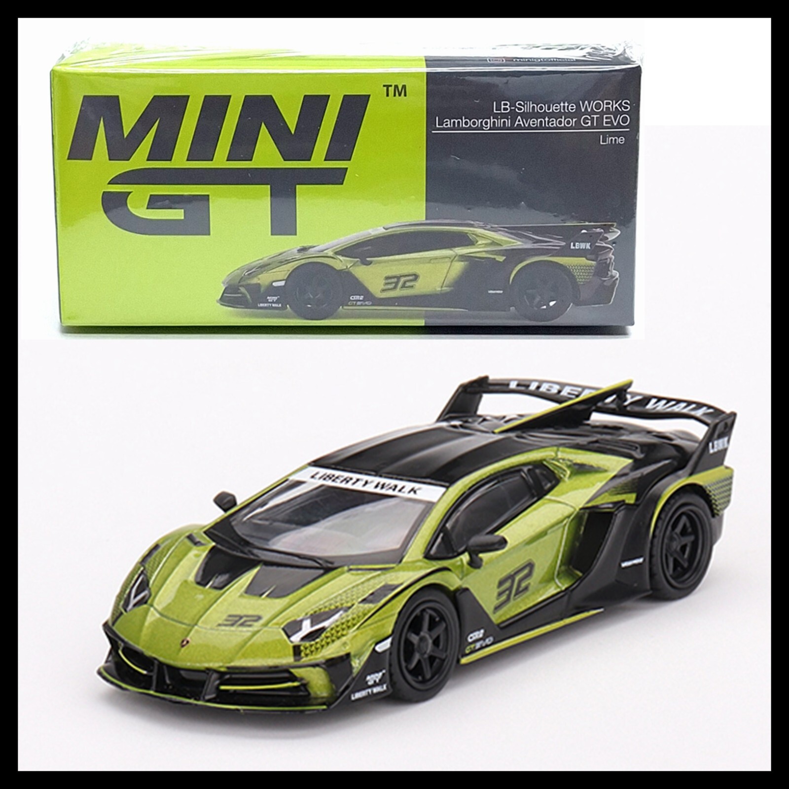 mini gt Lamborghini Aventador カスタム　4台セット mini gt Lamborghini Aventador カスタム 4台セット｜ミニカー