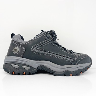 

Skechers Mens Relaxed Fit 4232 Черная повседневная обувь Кроссовки Размер 9.5, Черный, Relaxed Fit