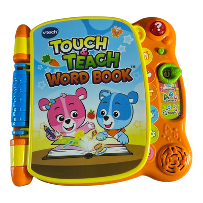 VTech 1416 Touch and Teach Word Book Interactive Musical Educational see video