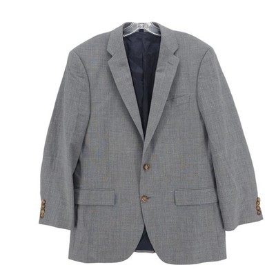 J CREW Thompson Classic Fit Blazer Heather Gray 100% Wool Size 40R