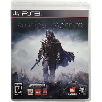 Middle Earth Shadow Of Mordor - Sony Playstation 3 PS3 Pristine Tested