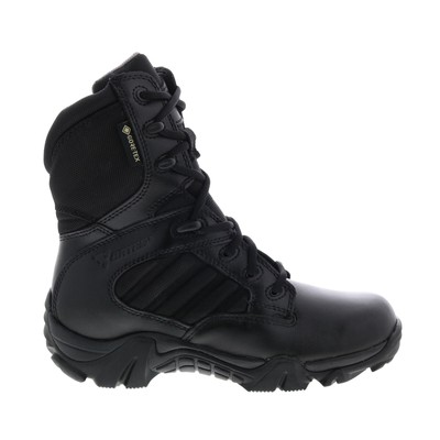 

Женские черные кожаные тактические ботинки Bates GX 8 Gore Tex Side Zip E02788, Черный, Bates GX 8 Gore Tex Side Zip