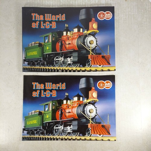 The World Of LGB 1987/88 Railroad Book & Flyer Ernst Paul Lehmann