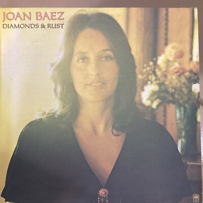 Joan Baez -  Diamonds and Rust - Vinyl LP  w/ Lyric Sleeve 1975 A&M SP-4527