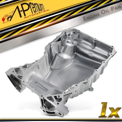A-Premium Aluminum Oil Pan With Drain Plug - For 2013-2017 Honda Accord & 2015-2020 Acura TLX 2.4L