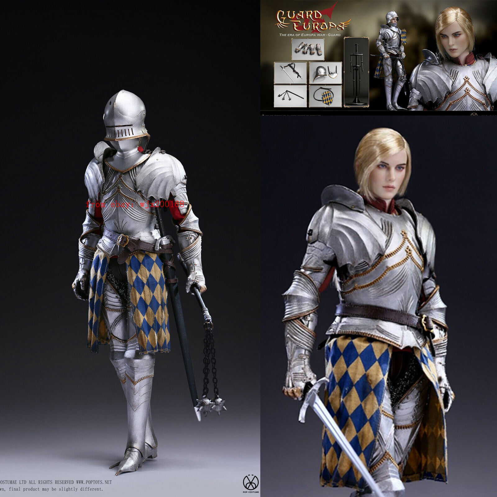 NEW 1/6 POPTOYS ALS016 Era of Europa War Female Gothic NEW 1/6 POPTOYS ALS016 Era of Europa War Female Gothic