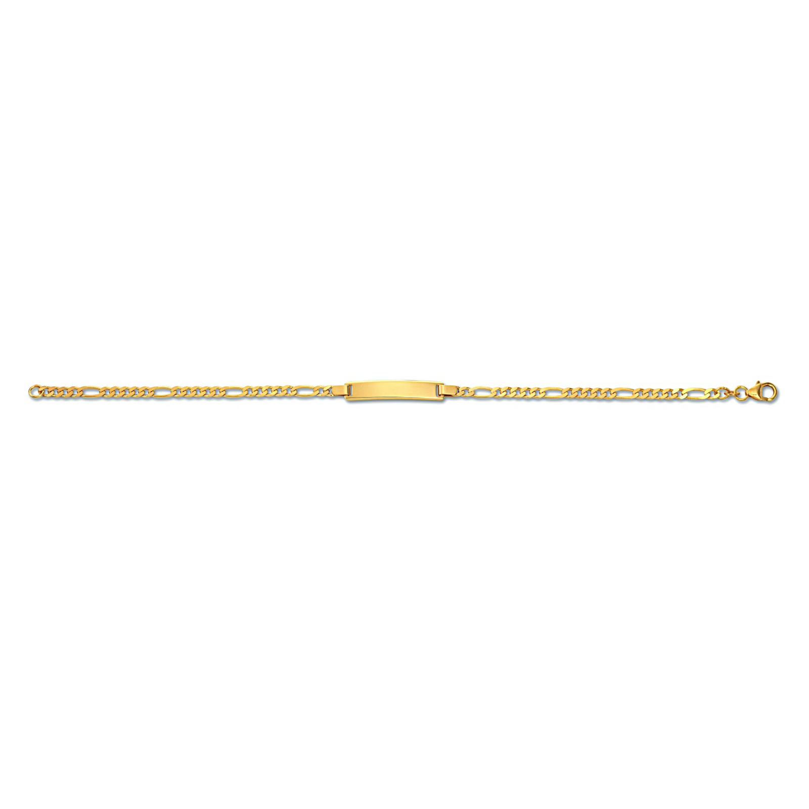 ID-Band Kinder Armband Figaro 2,90 mm 333/- Gelbgold 53086.1-19 NEU