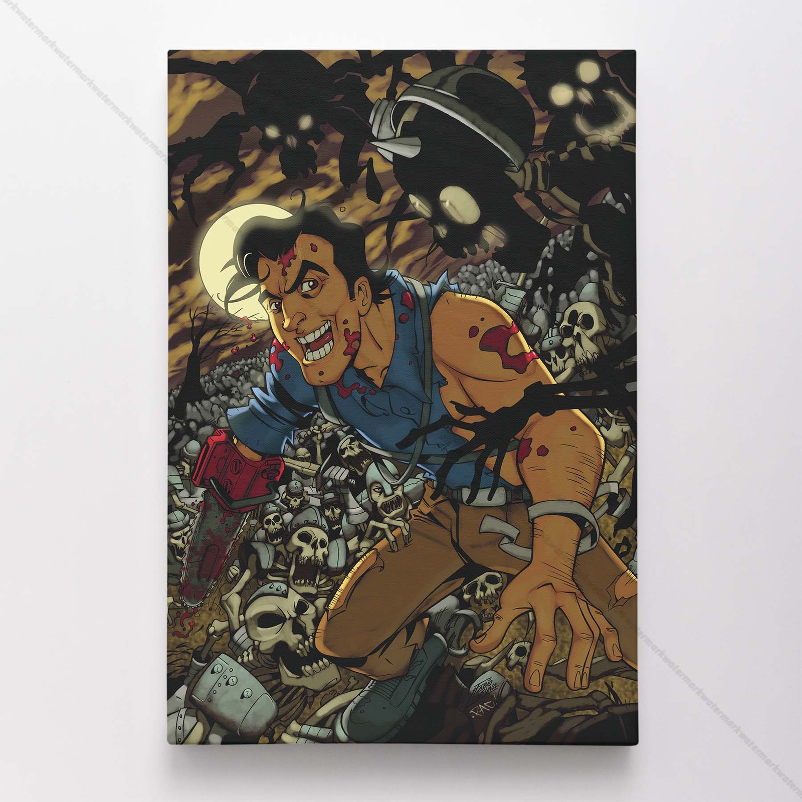 Army of Darkness Poster Canvas Evil Dead Ash Movie Art Print #060