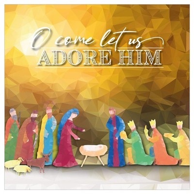 Christian Christmas cards, pack of 10 - Nativity, with Bible verse 2 Corinthians