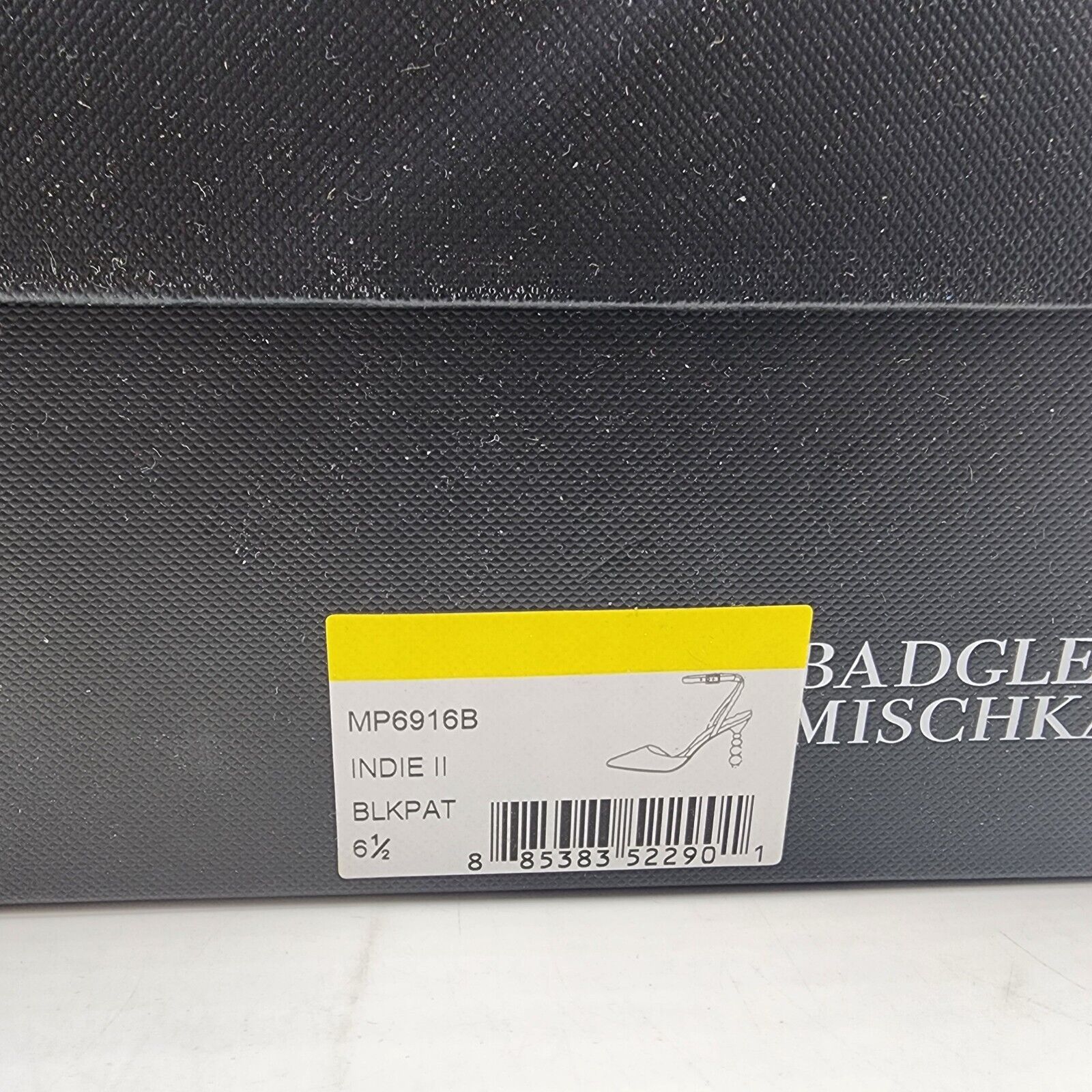 Badgley Mischka Indie II Embellished High Heel Pumps Women's 6.5 Black Pointed~ - Picture 4 of 18