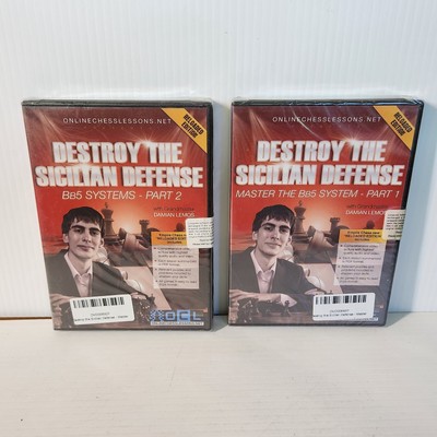 DESTROY THE SICILIAN DEFENSE - PART 1 & 2 EMPIRE  CHESS DVD #64/65 NEW