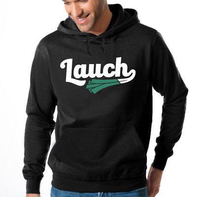 LAUCH Sport Gym Fitness Vegan Veggie Spruch Spaß Kapuzenpullover Hoodie Sweater