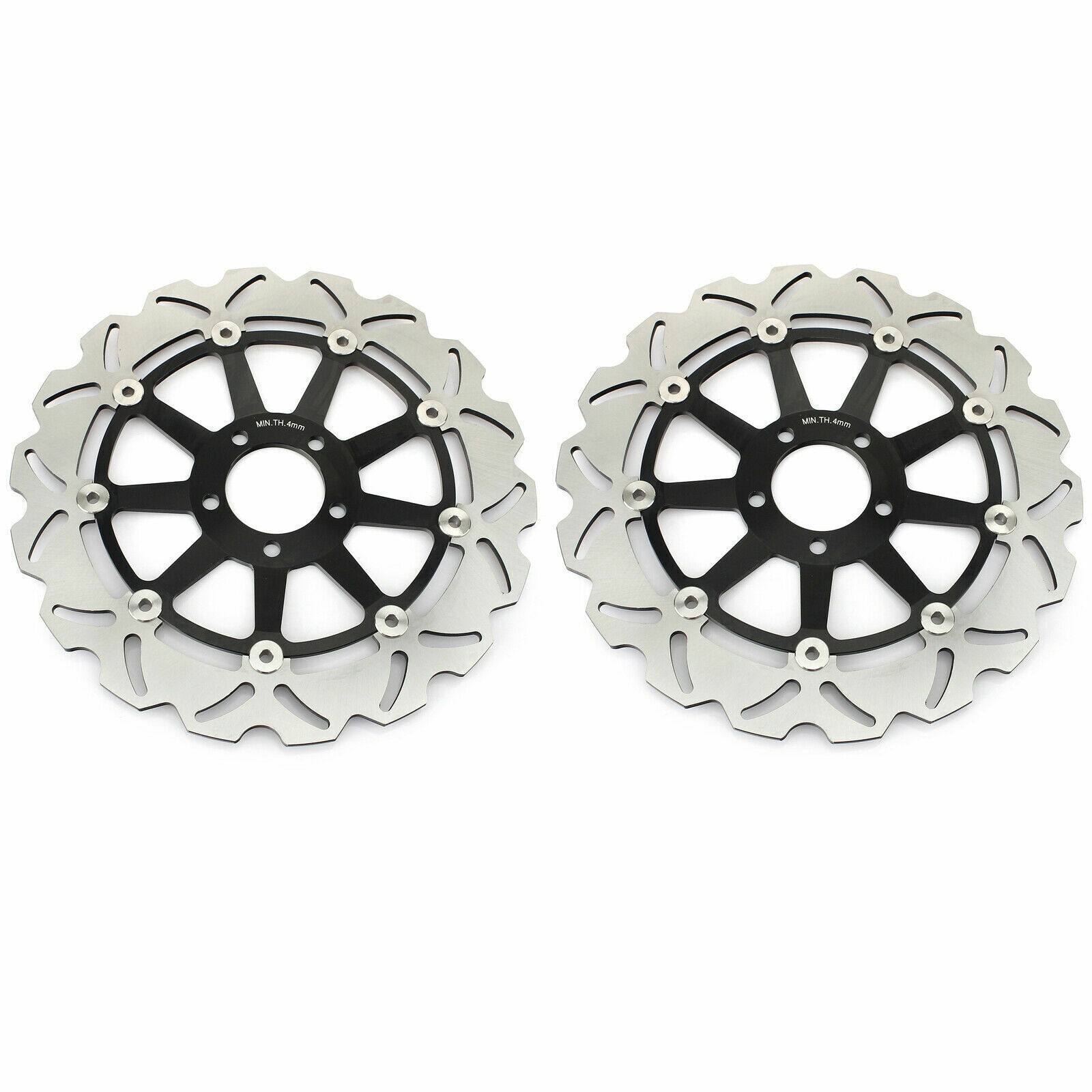 ろのふ For Kawasaki Front Brake Rotors ZX-12R NINJA 1200 2000-2003