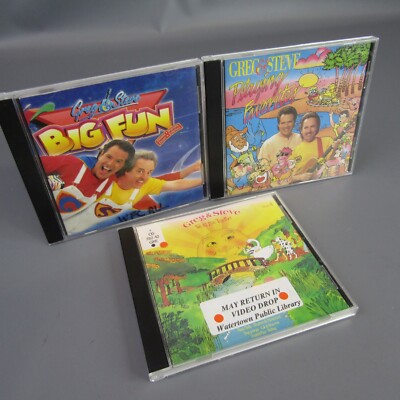 Greg & Steve CD Lot of 3 cd's We All Live Together Playing Favorites Big Fun