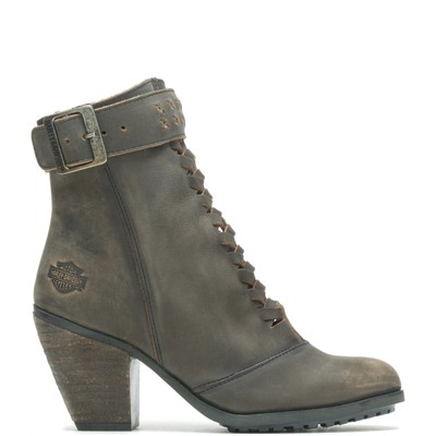 Женские серые мотоботинки Harley-Davidson Calkins LS Boot 8 D84267 10