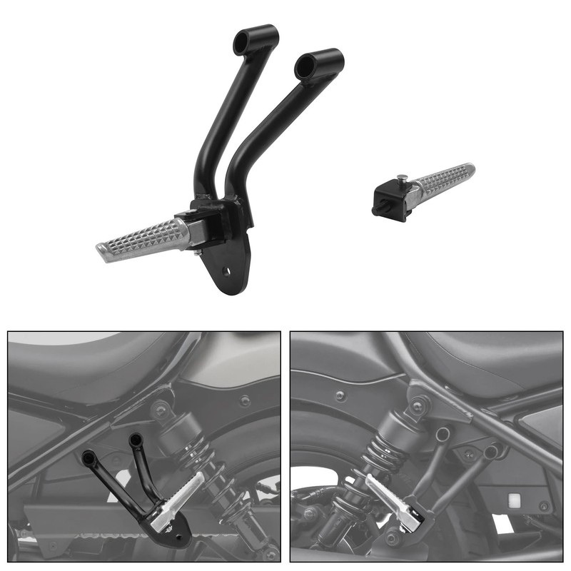 Rear Passenger Foot Pegs Fit For Honda Rebel CMX300 CMX500 2017-2022 21 Aluminum