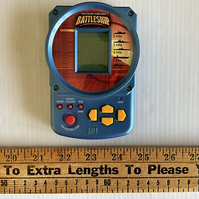 Hand Held Battleship Electronic Handheld Video Game 2002 Hasbro Milton Bradley
