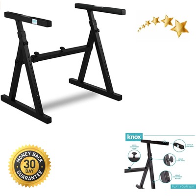 Knox Gear Heavy Duty Z-Style Adjustable Keyboard Piano Stand