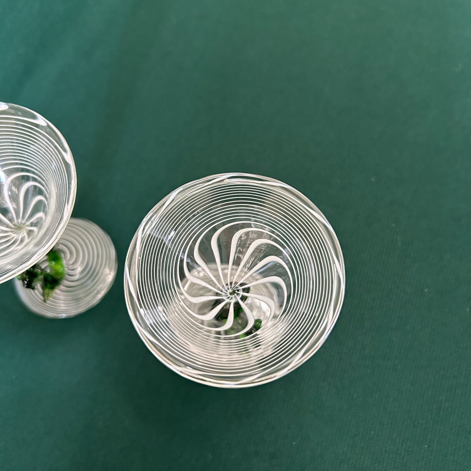 MILON TOWNSEND (unsigned) MERMAID APERTIF GLASSES (Read Description)