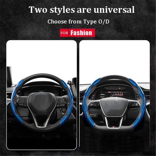 Steering Wheel Booster Cover Non Slip For Toyota Camry RAV4 Corolla Carbon Fiber