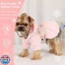 Dog Sweater Hoodie Dog Winter Clothes for Small Dogs Boy Girl Pet Hoodies for Dogs Cold Weather Coats Fall Sweatshirt for Chihuahua Yorkie Cat Sweater Costumes