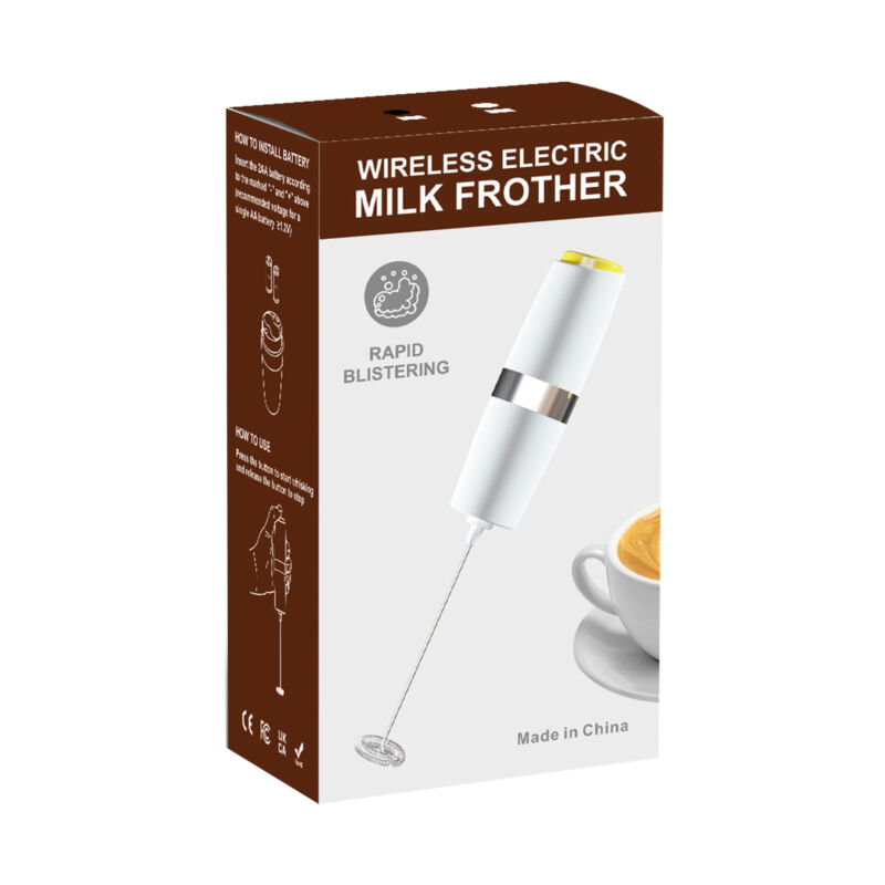 Electric Milk Frothers Handheld Blender Mini Coffee Maker Whisk Mixer Blender