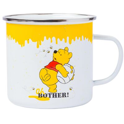 Silver Buffalo Disney Winnie the Pooh Oh Bother Honey Enamel Camper Mug, 21 O...