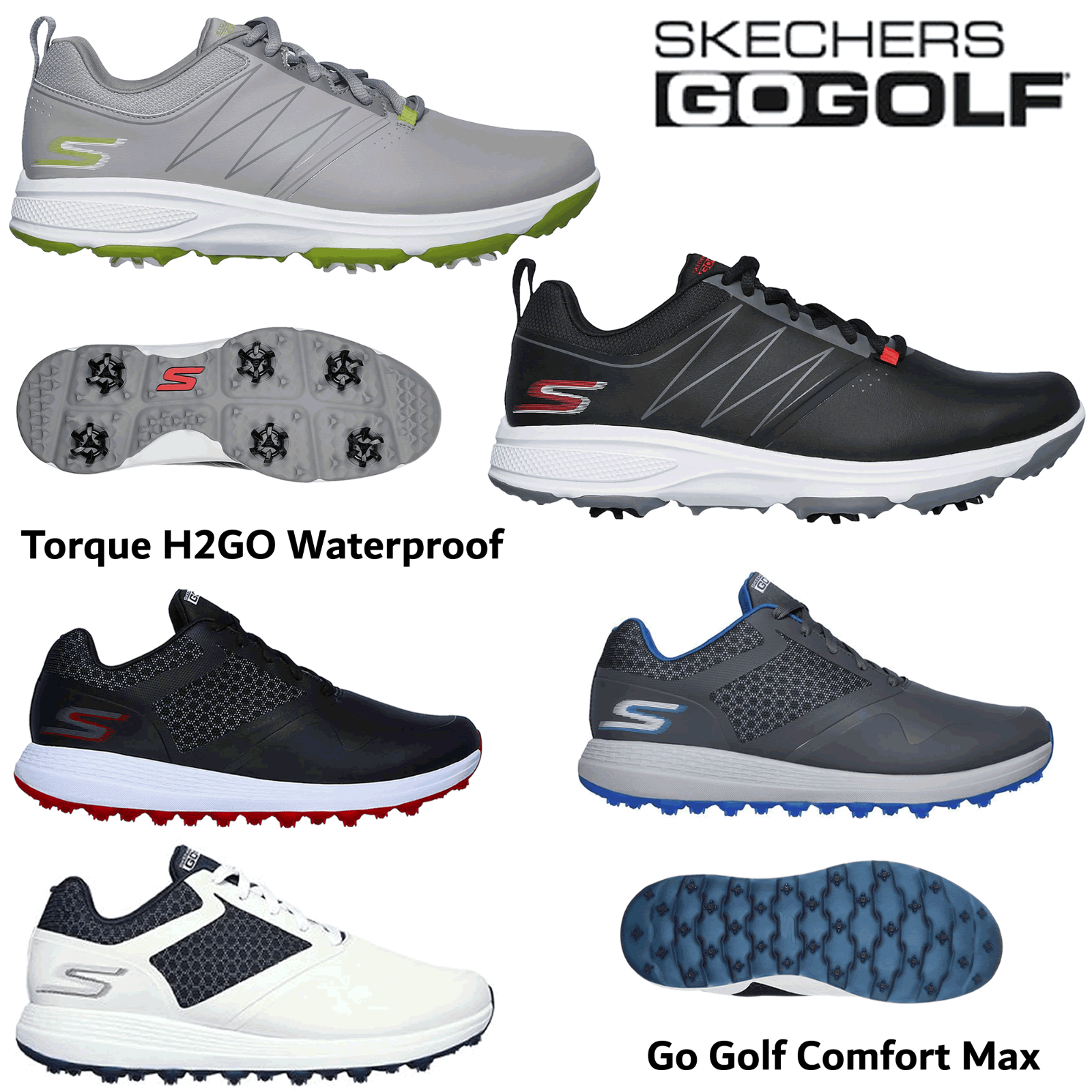 Skechers spikeless golf shoes uk hotsell