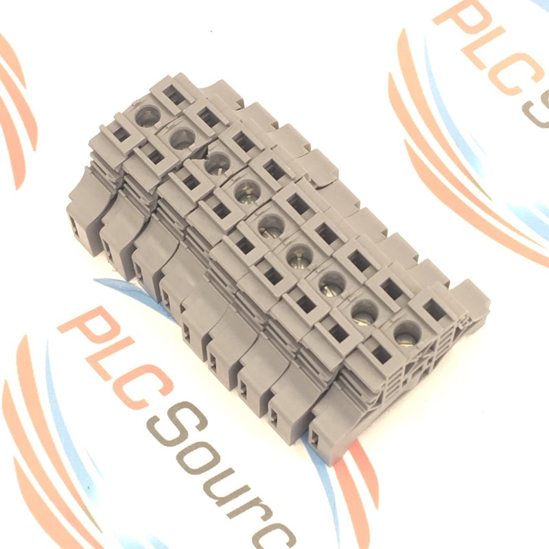 ABB ENTRELEC 1SNA115116R0700 DIN RAIL MOUNT TERMINAL BLOCK M4/6 GREY 7PCS eBay
