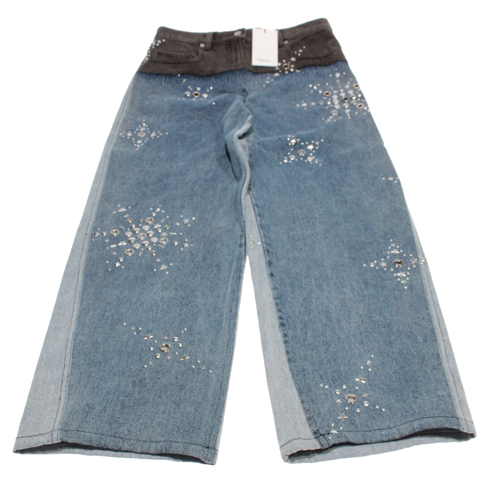3.1 Phillip Lim NWT Liberty Embellished Slouchy Jeans Size 6