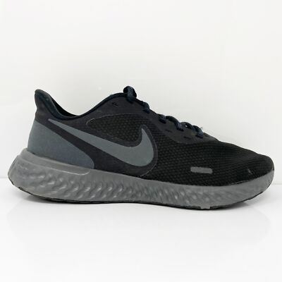 

Nike Mens Revolution 5 BQ3204-001 Черные кроссовки для бега, размер 8, Черный, Revolution 5