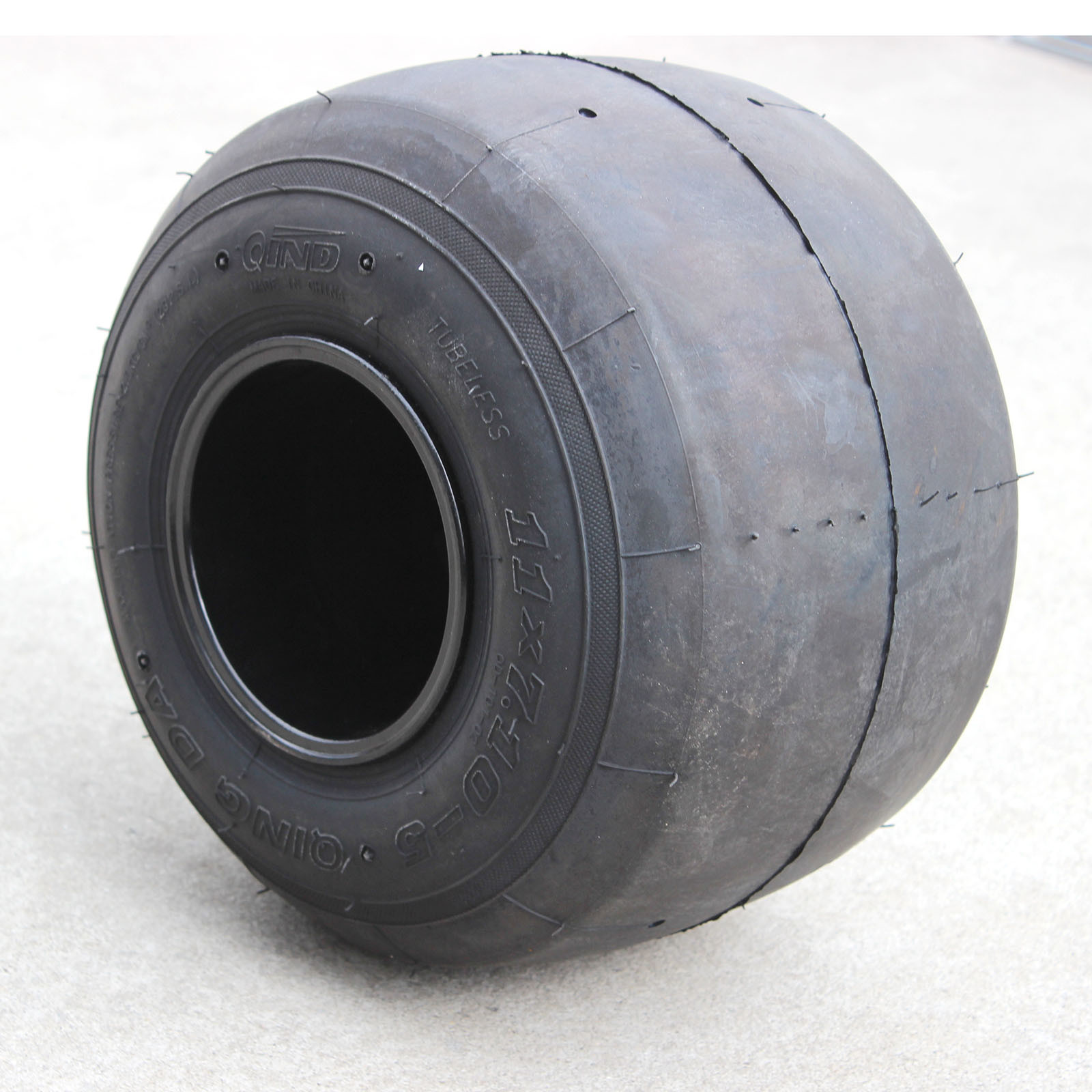 Set (x4) Slick road tire / tyre and rim Wheels 10x4.505 11x7.105 Go