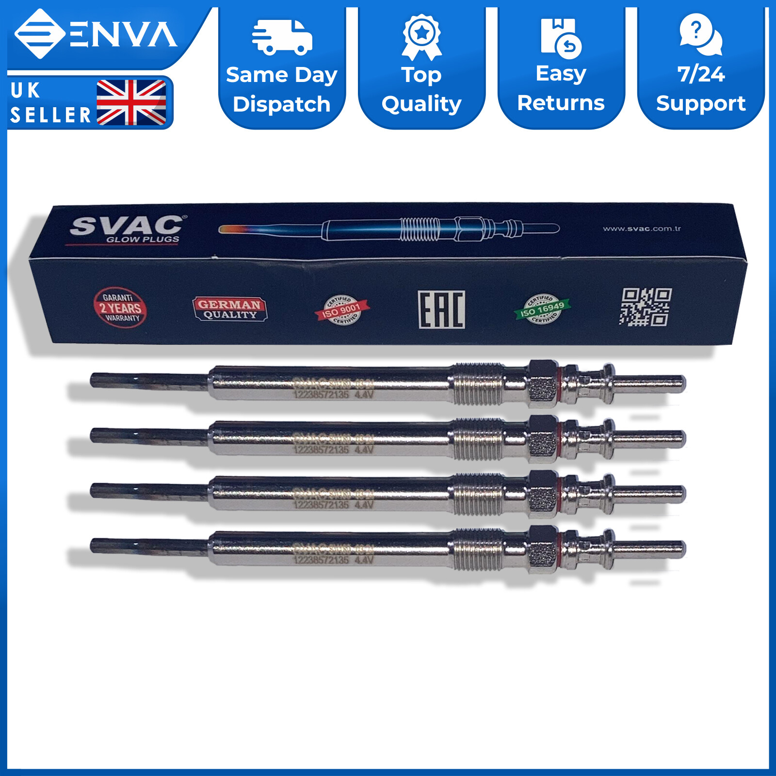 4X Heater Glow Plugs For MINI R55 R56 R57 R58 R59 R60 R61 Diesel 12237798001