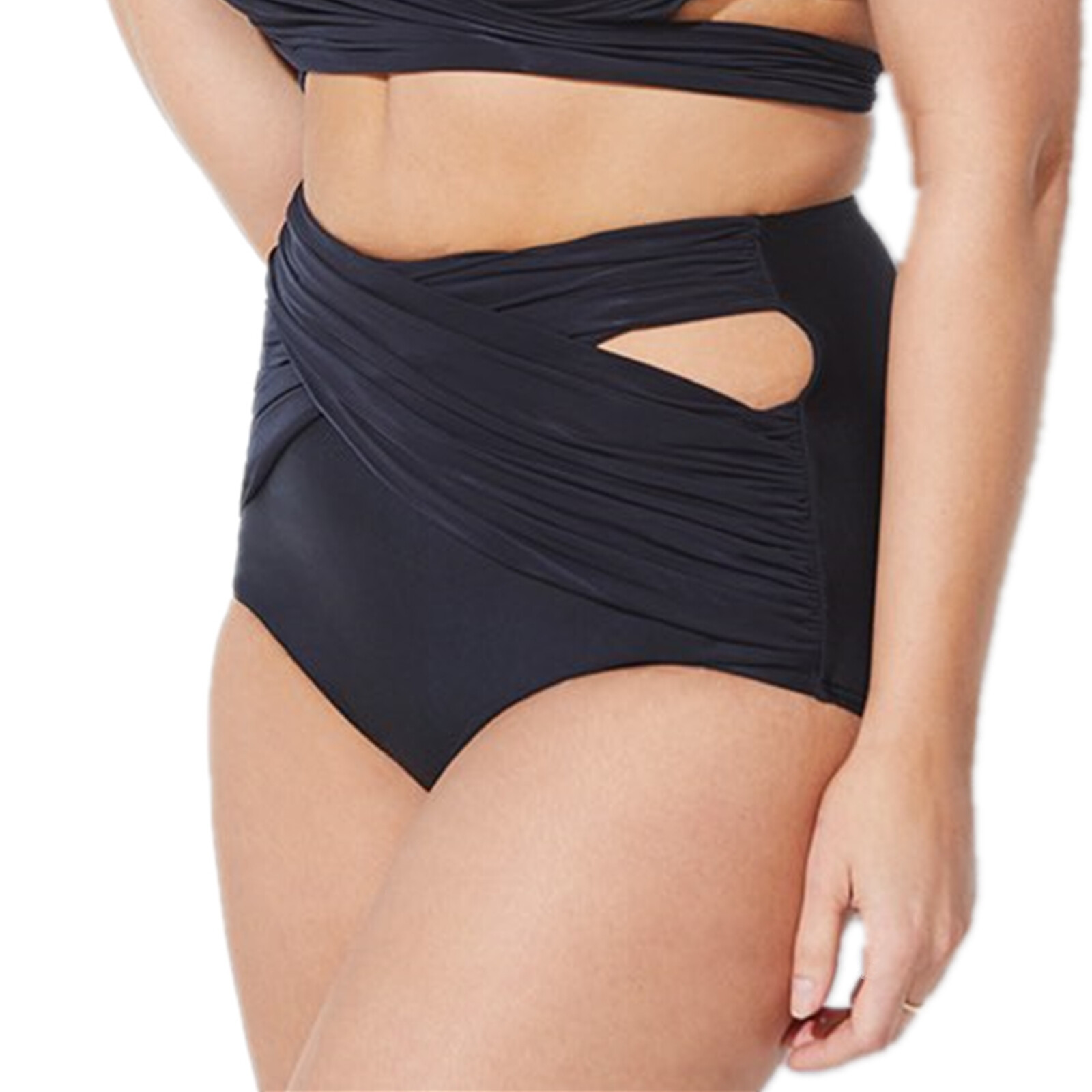 high cut tummy control swimsuit