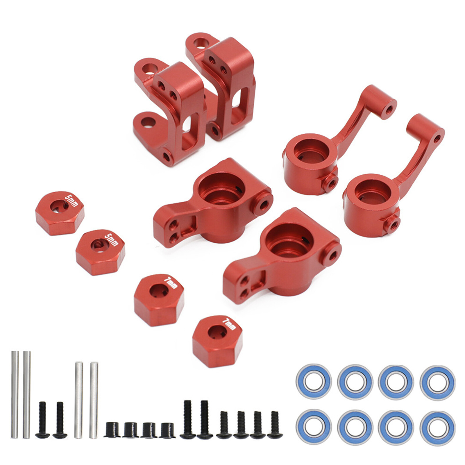 Steering Caster Block Rear Hub for 1/10 ECX 2WD Ruckus,Axe, 
