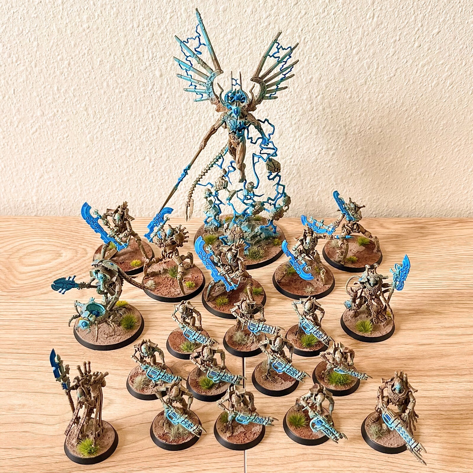 Warhammer 40k Necrons - Painted Sandstone Dynasty Army