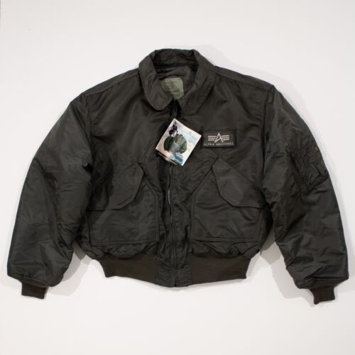 NEW OLD STOCK 90'S ALPHA INDUSTRIES CWU-45/P FLYERS JACKET NEW OLD STOCK 90'S ALPHA INDUSTRIES CWU-45/P FLYERS JACKET