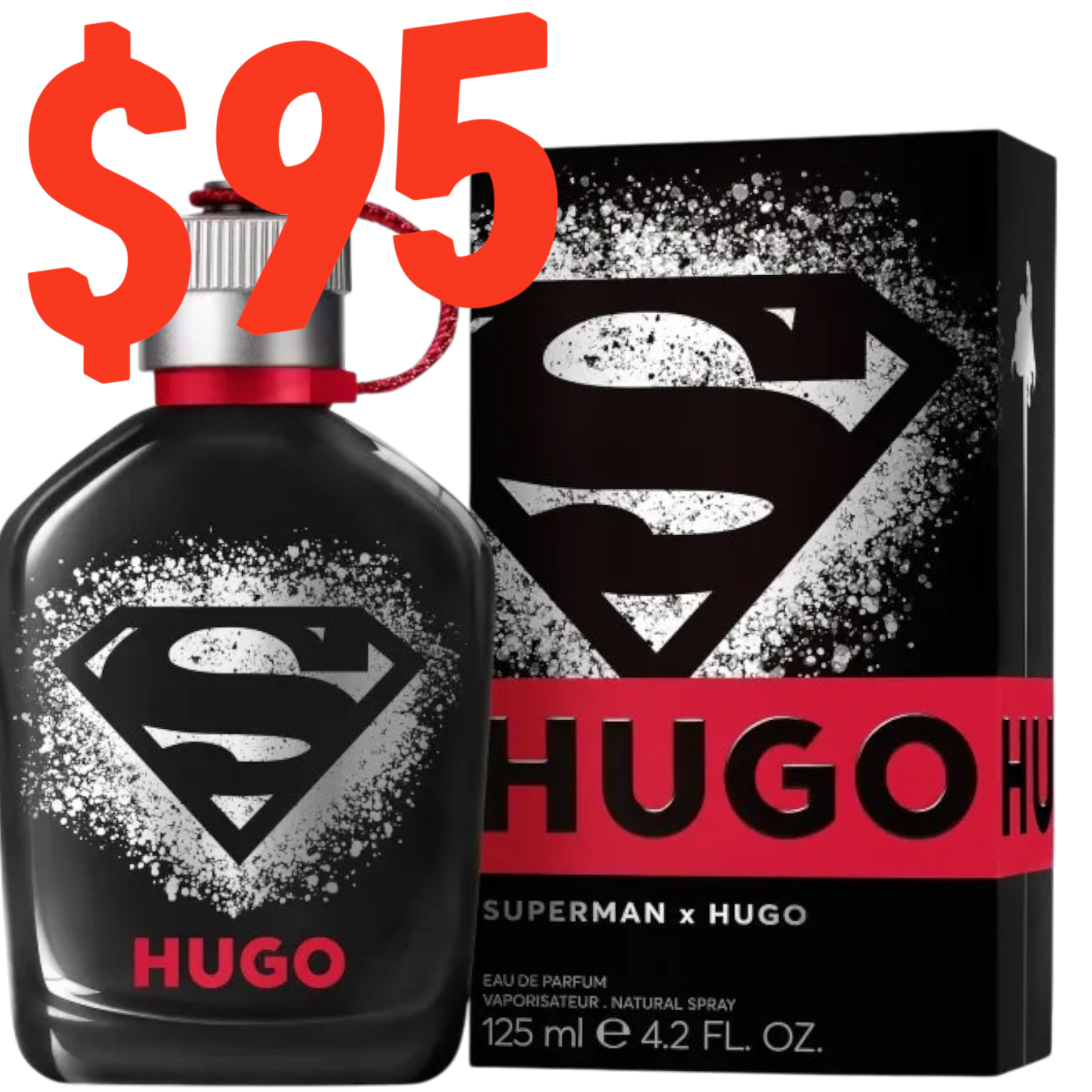 香水(男性用) HUGO SUPERMAN x HUGO 125ml Eau de Parfum HUGO BOSS Superman x HUGO Eau de Parfum Edition Collector