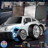MOCOMI RC Drift Car, 1:24 Scale Remote Control Car with LED Lights, 20KM/H 4WD High Speed RC Cars, Racing and Drifting Dual-Mode Toy Car Idea Gift for Adults and Kids, Silver