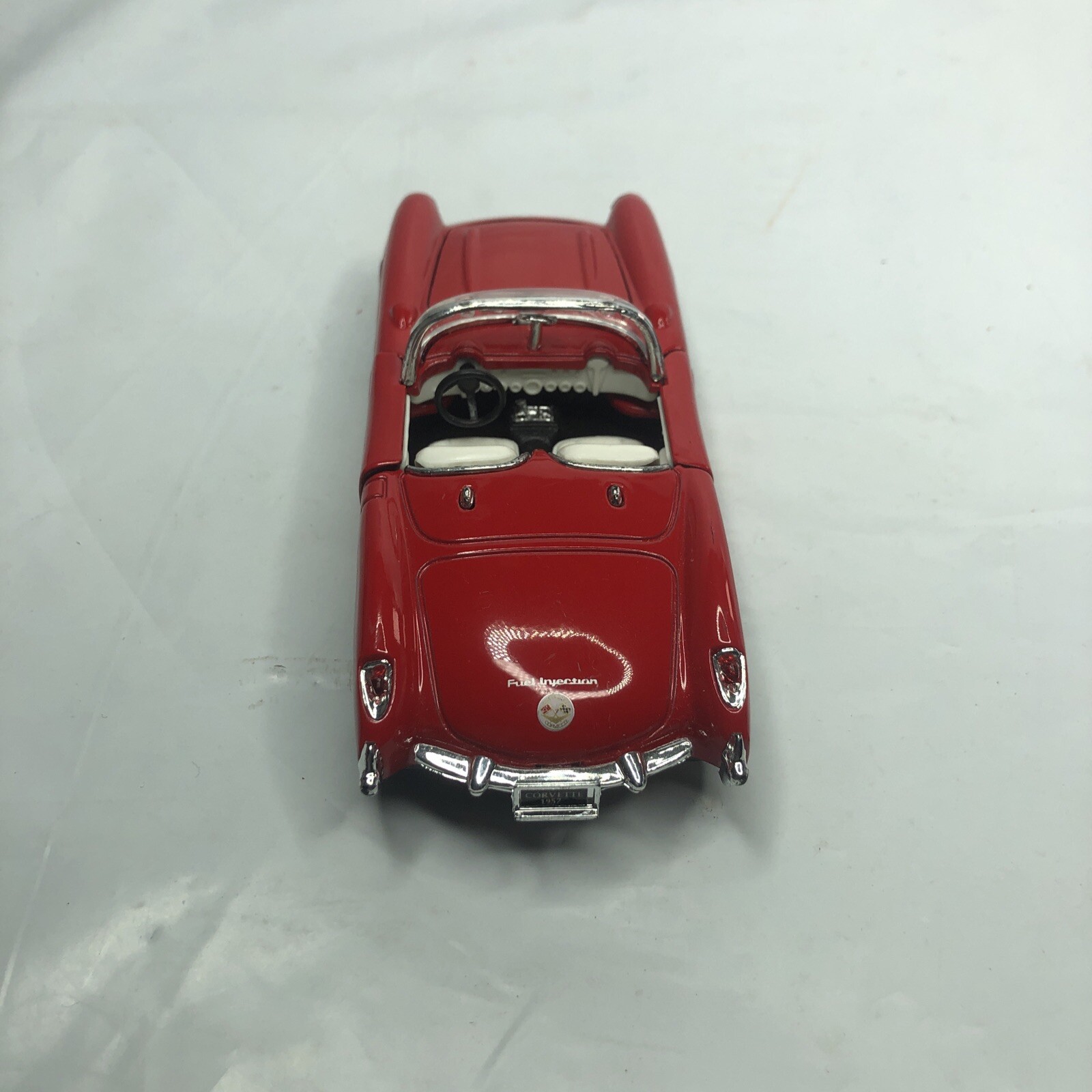 Red 1957 Corvette Convertible Fuel Injection 1:34 Scale SS 5709 Die Cast