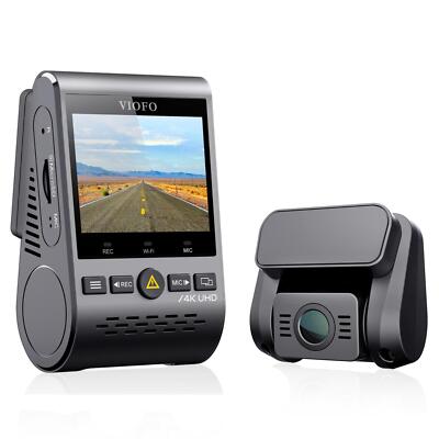 Viofo A129 PRO Duo Dash Cam Front 2 Channel Ultra HD 4K 8MP WIFI GPS Dash Camera