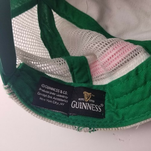 Guinness Beer Adjustable Snapback Hat Baseball Cap lucky 4 leaf clover