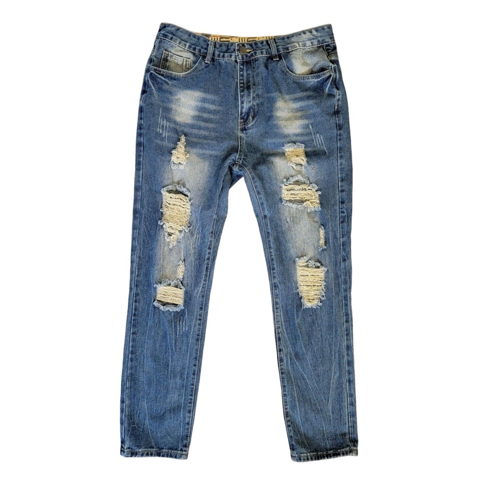 GB18401-2010 Classic B FZ/T81006-2017 Mens 36x30 Distressed GB18401-2010 Classic B FZ/T81006-2017 Mens 36x30 Distressed